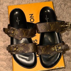 Louis Vuitton Flat Comfort Mules.